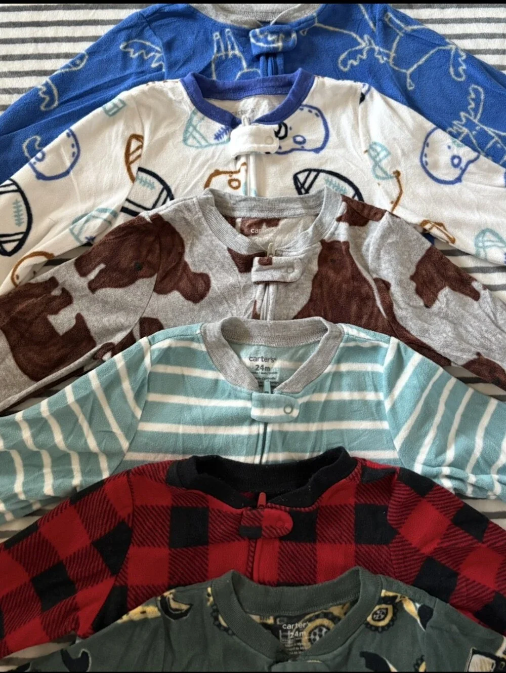 Carter's 24mo Boys Footed Pj Bundle